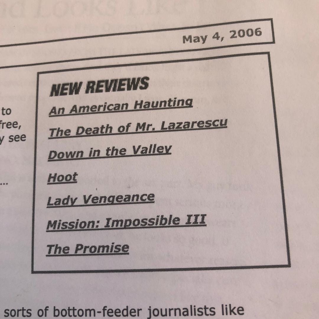 ARCHIVE: "Man, I wish I had your job."